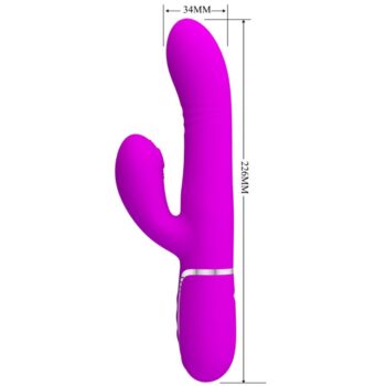 PRETTY LOVE - VIBRATEUR MULTIFONCTION G-SPOT FUCHSIA-PRETTY LOVE FLIRTATION-sextoys-lingerie-bdsm-hygiène-sexshop