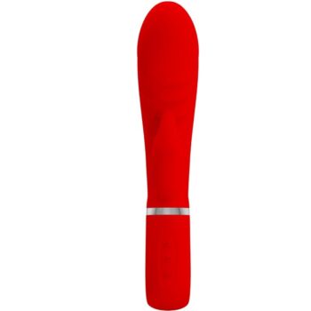 PRETTY LOVE - VIBRATEUR MULTIFONCTION G-SPOT PRESCOTT ROUGE-PRETTY LOVE FLIRTATION-sextoys-lingerie-bdsm-hygiène-sexshop