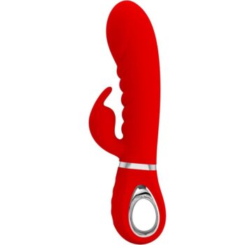 PRETTY LOVE - VIBRATEUR MULTIFONCTION G-SPOT PRESCOTT ROUGE-PRETTY LOVE FLIRTATION-sextoys-lingerie-bdsm-hygiène-sexshop