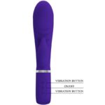 PRETTY LOVE – VIBRATEUR MULTIFONCTION G-SPOT PRESCOTT VIOLET