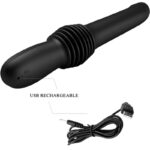 PRETTY LOVE – VIBRATEUR PAZUZU 3 MODES DE POUSSÉE NOIR