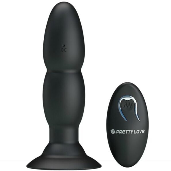 PRETTY LOVE - VIBRATEUR PLUG ET ROTATION PAR TÉLÉCOMMANDE-PRETTY LOVE BOTTOM-sextoys-lingerie-bdsm-hygiène-sexshop
