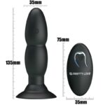 PRETTY LOVE – VIBRATEUR PLUG ET ROTATION PAR TÉLÉCOMMANDE