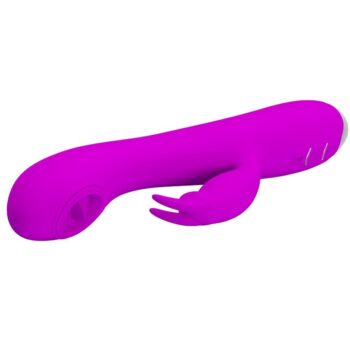 PRETTY LOVE - VIBRATEUR RECHARGEABLE RACHEL AVEC ONDES STIMULANTES VIOLET-PRETTY LOVE C-TYPE-sextoys-lingerie-bdsm-hygiène-sexshop
