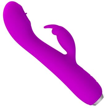 PRETTY LOVE - VIBRATEUR RECHARGEABLE RACHEL AVEC ONDES STIMULANTES VIOLET-PRETTY LOVE C-TYPE-sextoys-lingerie-bdsm-hygiène-sexshop