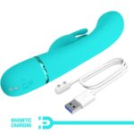 PRETTY LOVE – VIBRATEUR SCOCCO LAPIN TURQUOISE