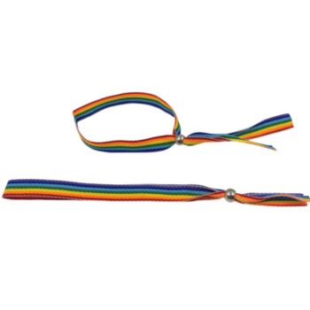 PRIDE - BRACELET BALLE EN ARGENT DRAPEAU LGBT-PRIDE-sextoys-lingerie-bdsm-hygiène-sexshop