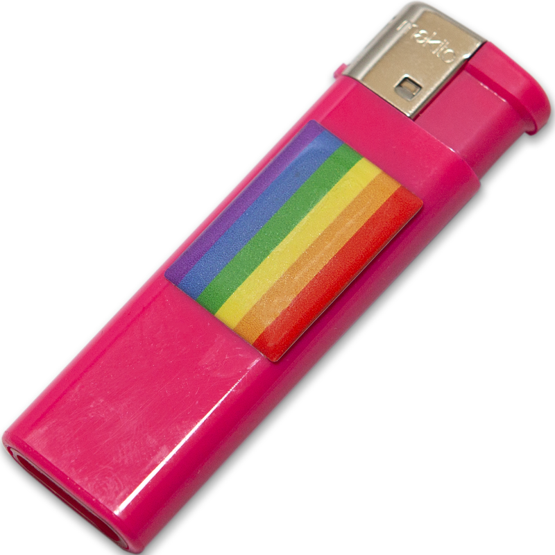 PRIDE - BRIQUET FUSCIA AVEC DRAPEAU LGBT PRIDE - BRIQUET FUSCIA AVEC DRAPEAU LGBT-PRIDE-sextoys-lingerie-bdsm-hygiène-sexshop