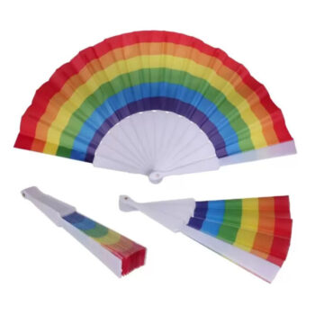 PRIDE - ÉVENTAIL EN TISSU DRAPEAU LGBT-PRIDE-sextoys-lingerie-bdsm-hygiène-sexshop