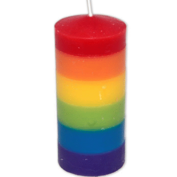 PRIDE - GRANDE BOUGIE AVEC DRAPEAU LGBT-PRIDE-sextoys-lingerie-bdsm-hygiène-sexshop