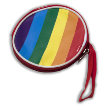 PRIDE - PORTE-MONNAIE RONDE DRAPEAU LGBT-PRIDE-sextoys-lingerie-bdsm-hygiène-sexshop