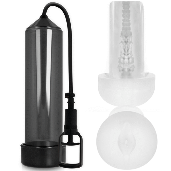 PUMP ADDICTED - RX7 NOIR AVEC MASTURBATEUR-PUMP ADDICTED-sextoys-lingerie-bdsm-hygiène-sexshop