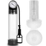 PUMP ADDICTED - RX9 TRANSPARENT AVEC MASTURBATEUR-PUMP ADDICTED-sextoys-lingerie-bdsm-hygiène-sexshop