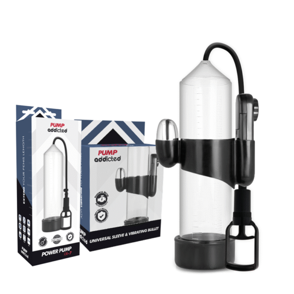PUMP ADDICTED - VIBRATEUR TRANSPARENT RX7-PUMP ADDICTED-sextoys-lingerie-bdsm-hygiène-sexshop