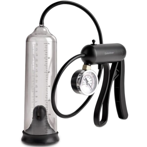 PUMP WORX - POMPE PUISSANTE PRO-GAUGE TRANSPARENTE-PUMP WORX-sextoys-lingerie-bdsm-hygiène-sexshop