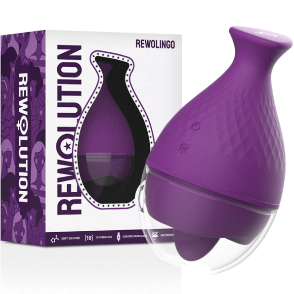 REWOLUTION - REWOLINGO VIBRATEUR AVEC LANGUE-REWOLUTION-sextoys-lingerie-bdsm-hygiène-sexshop