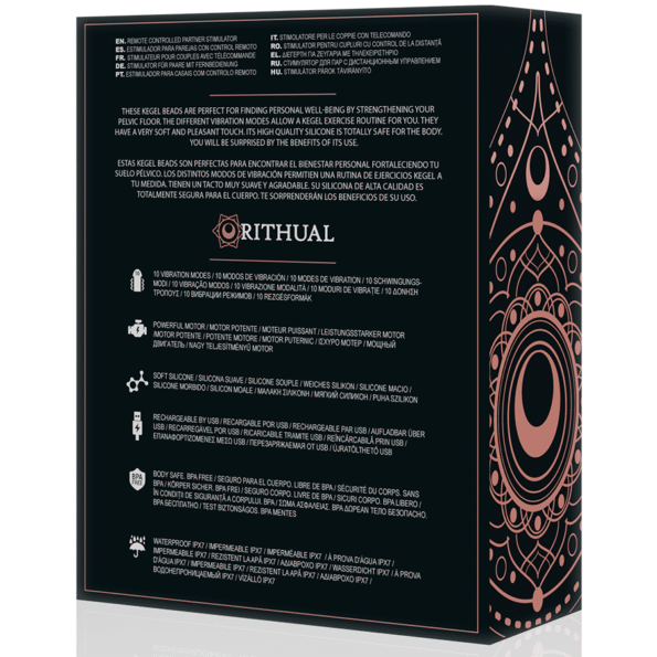 RITHUAL - BALLES DE KEGEL VIBRANTES RECHARGEABLES NISHA NOIRES-RITHUAL-sextoys-lingerie-bdsm-hygiène-sexshop