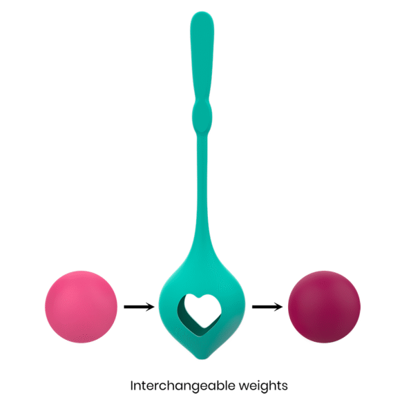 RITHUAL - ENSEMBLE DENTRAÎNEMENT PELVIEN DEVA AQUA GREEN-RITHUAL-sextoys-lingerie-bdsm-hygiène-sexshop