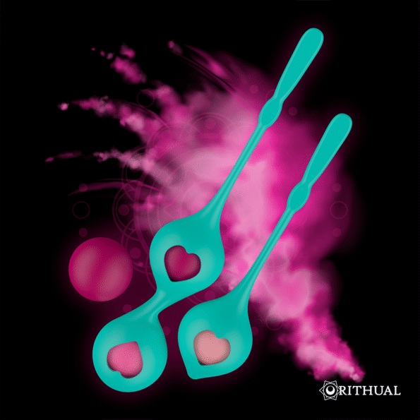 RITHUAL - ENSEMBLE DENTRAÎNEMENT PELVIEN DEVA AQUA GREEN-RITHUAL-sextoys-lingerie-bdsm-hygiène-sexshop