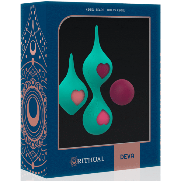 RITHUAL - ENSEMBLE DENTRAÎNEMENT PELVIEN DEVA AQUA GREEN-RITHUAL-sextoys-lingerie-bdsm-hygiène-sexshop