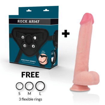 ROCKARMY - ARN S + GODE EN SILICONE LIQUIDE PREMIUM KINGCOBRA 24 CM -O- 4.77 CM-ROCK ARMY-sextoys-lingerie-bdsm-hygiène-sexshop