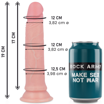 ROCKARMY - LIQUIDE SILICONE PREMIUM AVENGER REALISTIC 19 CM -O- 3.98 CM-ROCK ARMY-sextoys-lingerie-bdsm-hygiène-sexshop