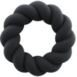 ROCKS-OFF – ANNEAU DE MASTURBATION EN SILICONE NOIR TWIST