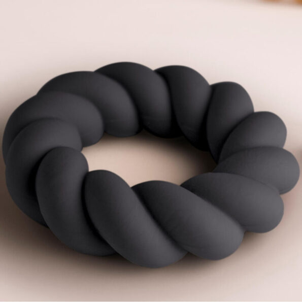 ROCKS-OFF - ANNEAU DE MASTURBATION EN SILICONE NOIR TWIST-ROCKS-OFF-sextoys-lingerie-bdsm-hygiène-sexshop