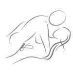 ROCKS-OFF – ANNEAU DE MASTURBATION EN SILICONE NOIR TWIST