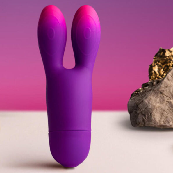 ROCKS-OFF - GLO-GIRL BUNNY VIBRATEUR FLEXIBLE VIOLET-ROCKS-OFF-sextoys-lingerie-bdsm-hygiène-sexshop