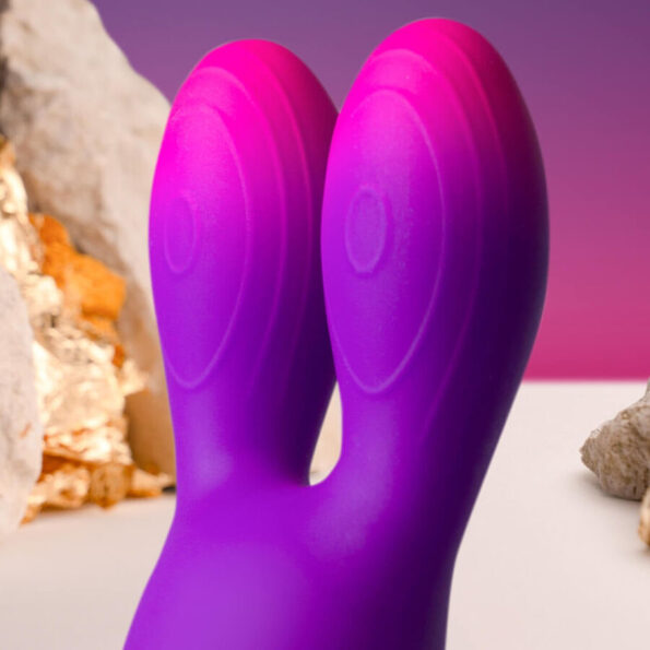 ROCKS-OFF - GLO-GIRL BUNNY VIBRATEUR FLEXIBLE VIOLET-ROCKS-OFF-sextoys-lingerie-bdsm-hygiène-sexshop