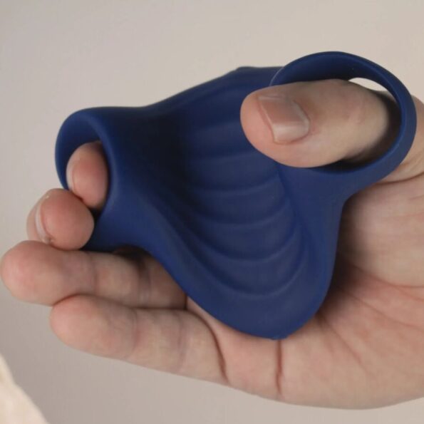 ROCKS-OFF - MASTURBATEUR VIBRATEUR FLEXIBLE PALM BLUE-ROCKS-OFF-sextoys-lingerie-bdsm-hygiène-sexshop