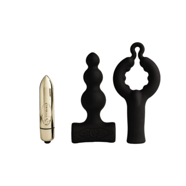ROCKS-OFF - PETITE SENSATIONS BUBBLES ANAL PLUG VIBRATEUR NOIR-ROCKS-OFF-sextoys-lingerie-bdsm-hygiène-sexshop