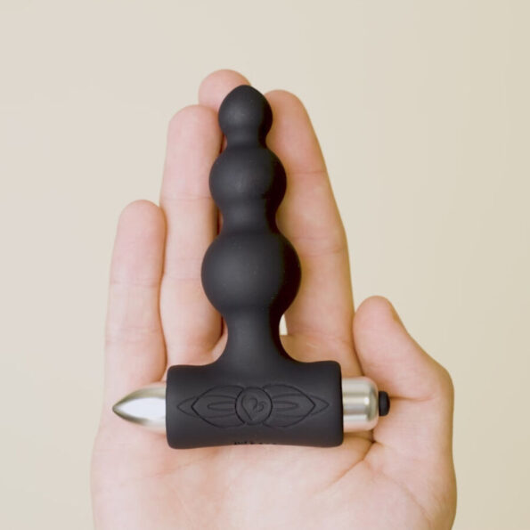 ROCKS-OFF - PETITE SENSATIONS BUBBLES ANAL PLUG VIBRATEUR NOIR-ROCKS-OFF-sextoys-lingerie-bdsm-hygiène-sexshop