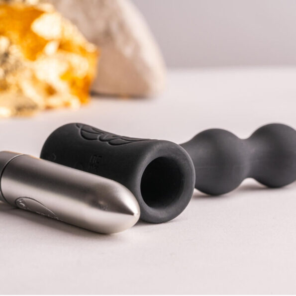 ROCKS-OFF - PETITE SENSATIONS PERLES ANAL PLUG VIBRATEUR NOIR-ROCKS-OFF-sextoys-lingerie-bdsm-hygiène-sexshop
