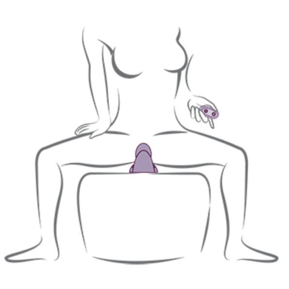 ROCKS-OFF - VIBRATEUR ASSIS VIOLET RUBY GLOW-ROCKS-OFF-sextoys-lingerie-bdsm-hygiène-sexshop