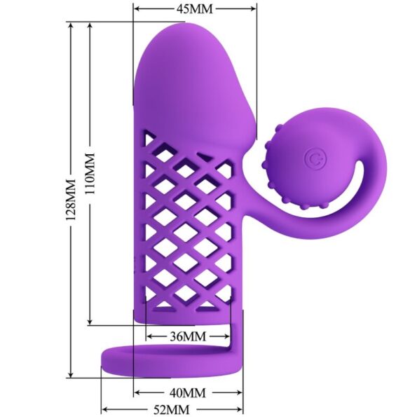 ROMANCE - HARDEN MANCHE PROLONGÉE POURPRE-ROMANCE-sextoys-lingerie-bdsm-hygiène-sexshop