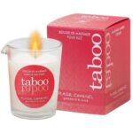 RUF - BOUGIE DE MASSAGE TABOU POUR SON PLAISIR CHARNEL ARÔME FLEUR DE CACAO-RUF-sextoys-lingerie-bdsm-hygiène-sexshop