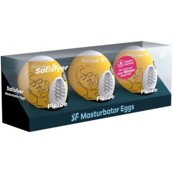 SATISFYER - 3 OEUFS MASTURBATEURS FIERCE-SATISFYER EGGS-sextoys-lingerie-bdsm-hygiène-sexshop