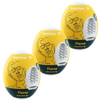 SATISFYER - 3 OEUFS MASTURBATEURS FIERCE-SATISFYER EGGS-sextoys-lingerie-bdsm-hygiène-sexshop