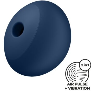 SATISFYER - AIR POWER 4 STIMULATEUR & VIBRATEUR 12 VIBRATIONS BLEU-SATISFYER AIR PULSE-sextoys-lingerie-bdsm-hygiène-sexshop