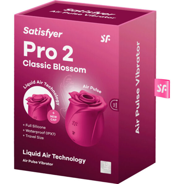 SATISFYER - AIR PULSE VIBRATEUR FLEUR CLASSIQUE PRO 2-SATISFYER AIR PULSE-sextoys-lingerie-bdsm-hygiène-sexshop