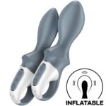 SATISFYER - AIR PUMP BOOTY 1 VIBRATEUR GONFLABLE ANAL GRIS-SATISFYER VIBRATOR-sextoys-lingerie-bdsm-hygiène-sexshop