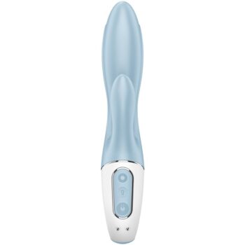 SATISFYER - AIR PUMP BUNNY 1 VIBRATEUR GONFLABLE LAPIN BLEU-SATISFYER VIBRATOR-sextoys-lingerie-bdsm-hygiène-sexshop
