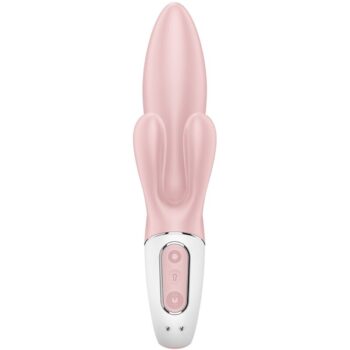 SATISFYER - AIR PUMP BUNNY 3 VIBRATEUR GONFLABLE LAPIN ROSE-SATISFYER VIBRATOR-sextoys-lingerie-bdsm-hygiène-sexshop