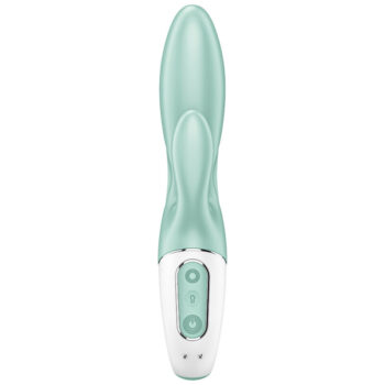 SATISFYER - AIR PUMP BUNNY 5+ APPLICATION GONFLABLE LAPIN VIBRATEUR VERT-SATISFYER CONNECT-sextoys-lingerie-bdsm-hygiène-sexshop