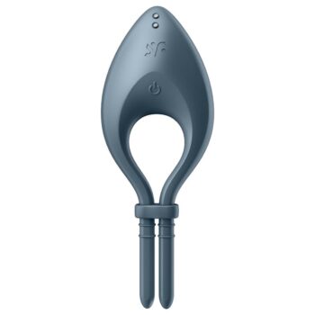 SATISFYER - APPLICATION BULLSEYE RING VIBRATOR GRIS-SATISFYER RING-sextoys-lingerie-bdsm-hygiène-sexshop