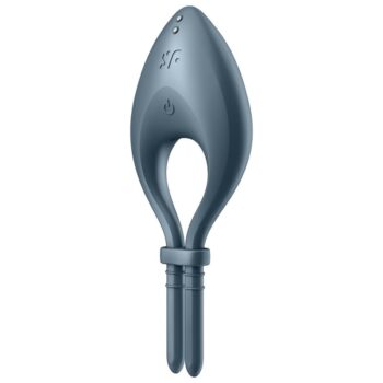 SATISFYER - APPLICATION BULLSEYE RING VIBRATOR GRIS-SATISFYER RING-sextoys-lingerie-bdsm-hygiène-sexshop