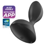 SATISFYER – APPLICATION DE PLUG VIBRANT SWEET SEAL NOIR