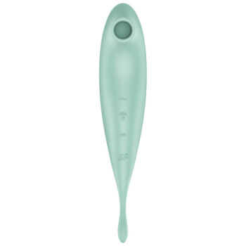 SATISFYER - APPLICATION DE STIMULATEUR ET VIBRATEUR TWIRLING PRO+ VERT-SATISFYER CONNECT-sextoys-lingerie-bdsm-hygiène-sexshop